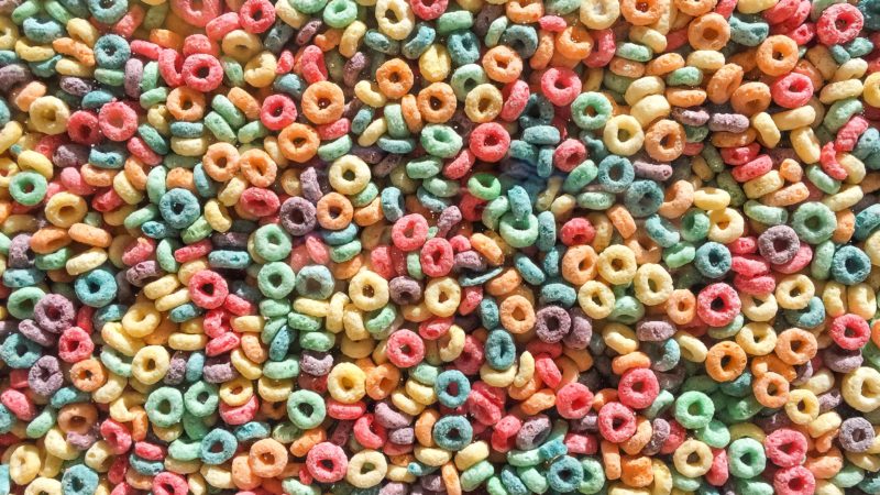 colorful cereal