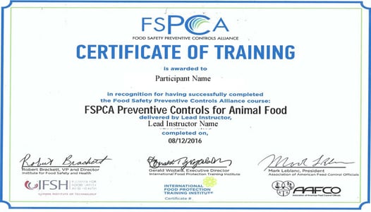 PSQI training certificate
